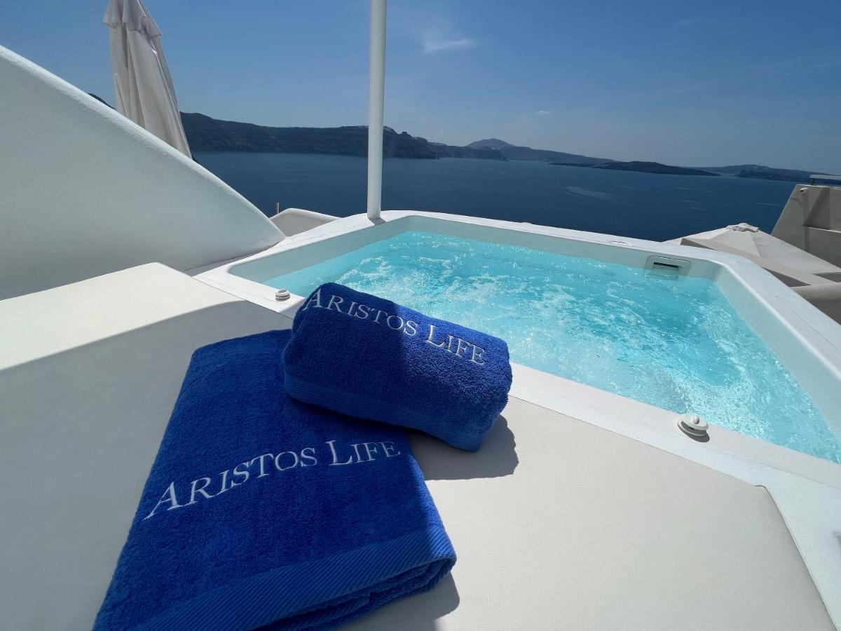 Aristos Life Luxury Cave Villas Oía Exteriör bild